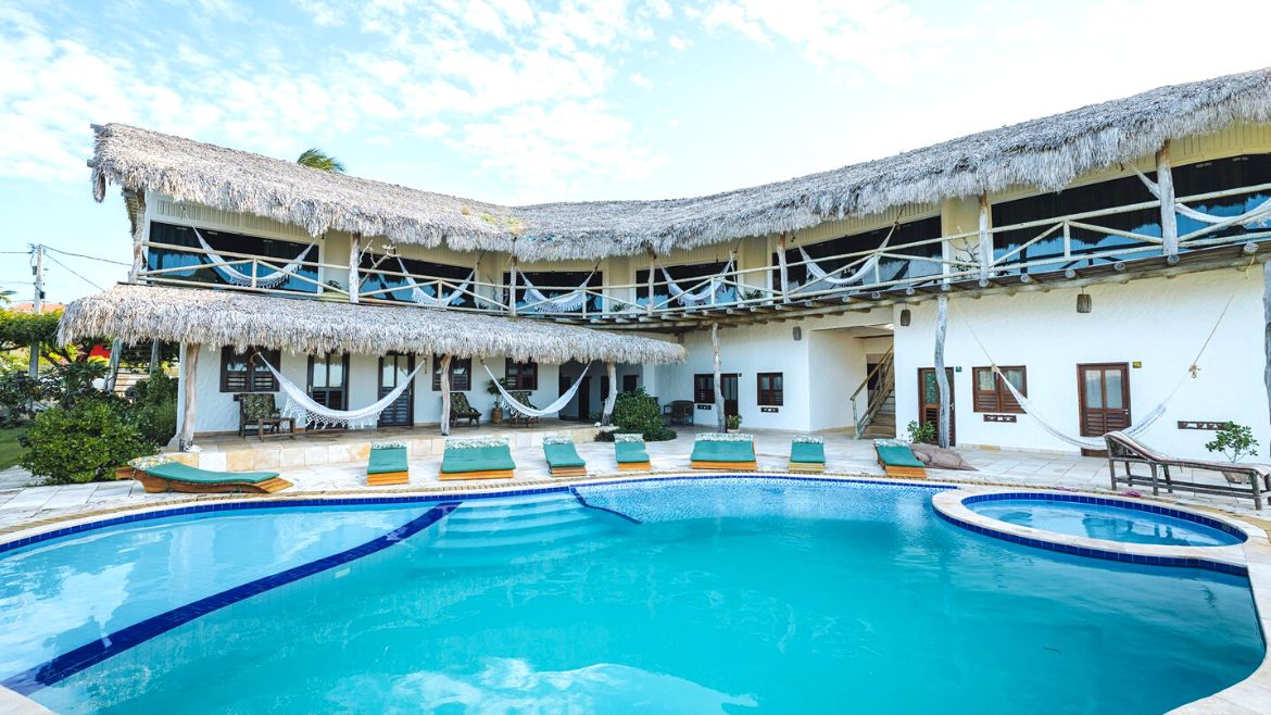 Ilha do Guajiru: Ansicht des Kitehauses