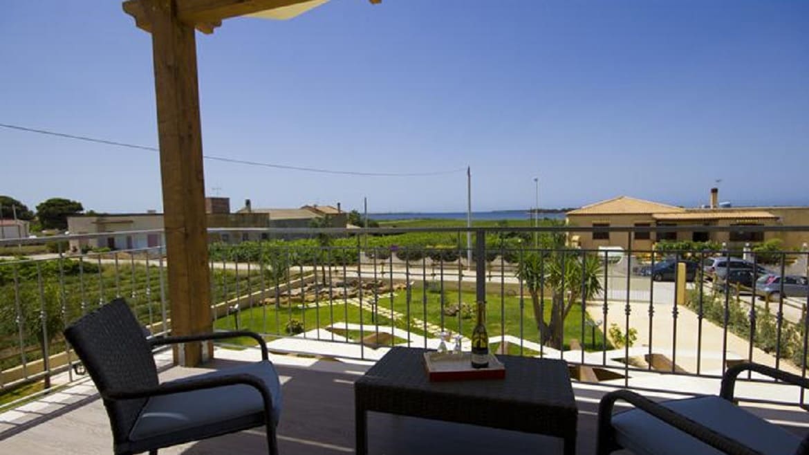 Marsala: Ausblick vom Superiorzimmer