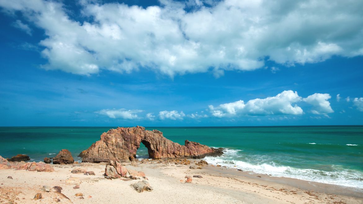 Ilha do Guajiru: Jericoacoara, ist bekannt für seine wunderbaren Strände