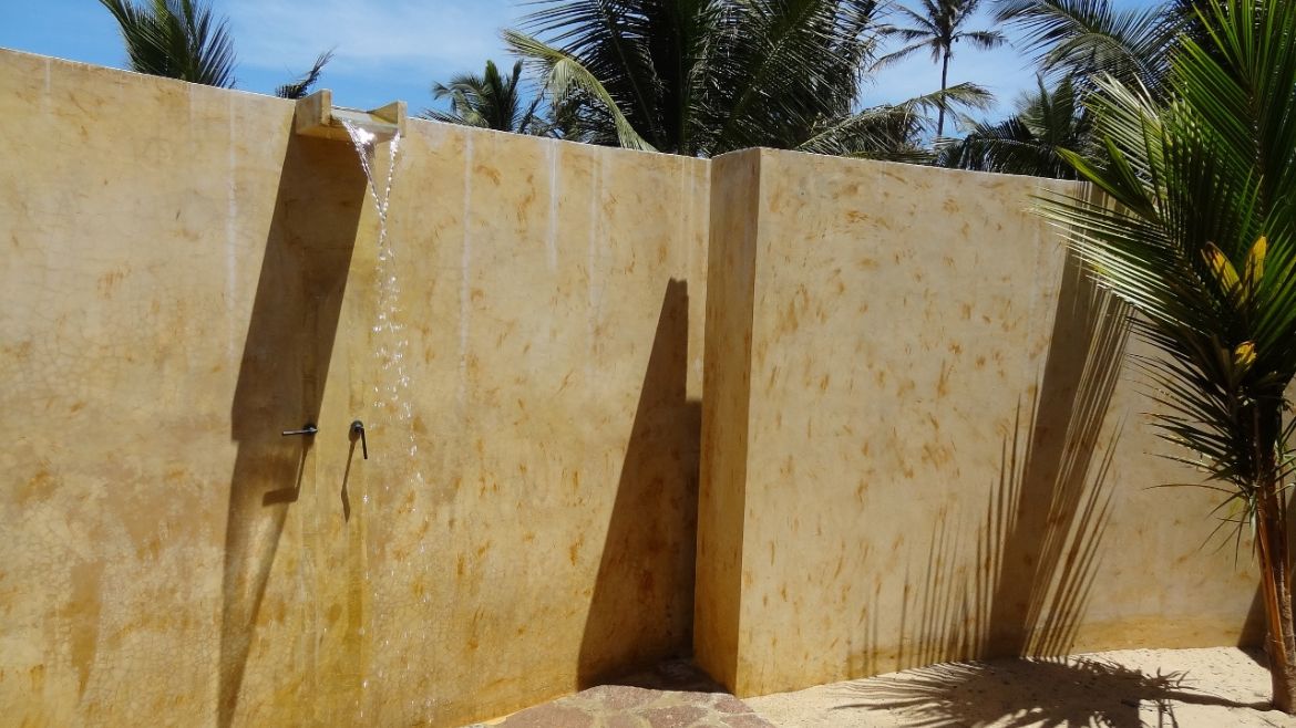 Kappalady: Außendusche der Bungalows