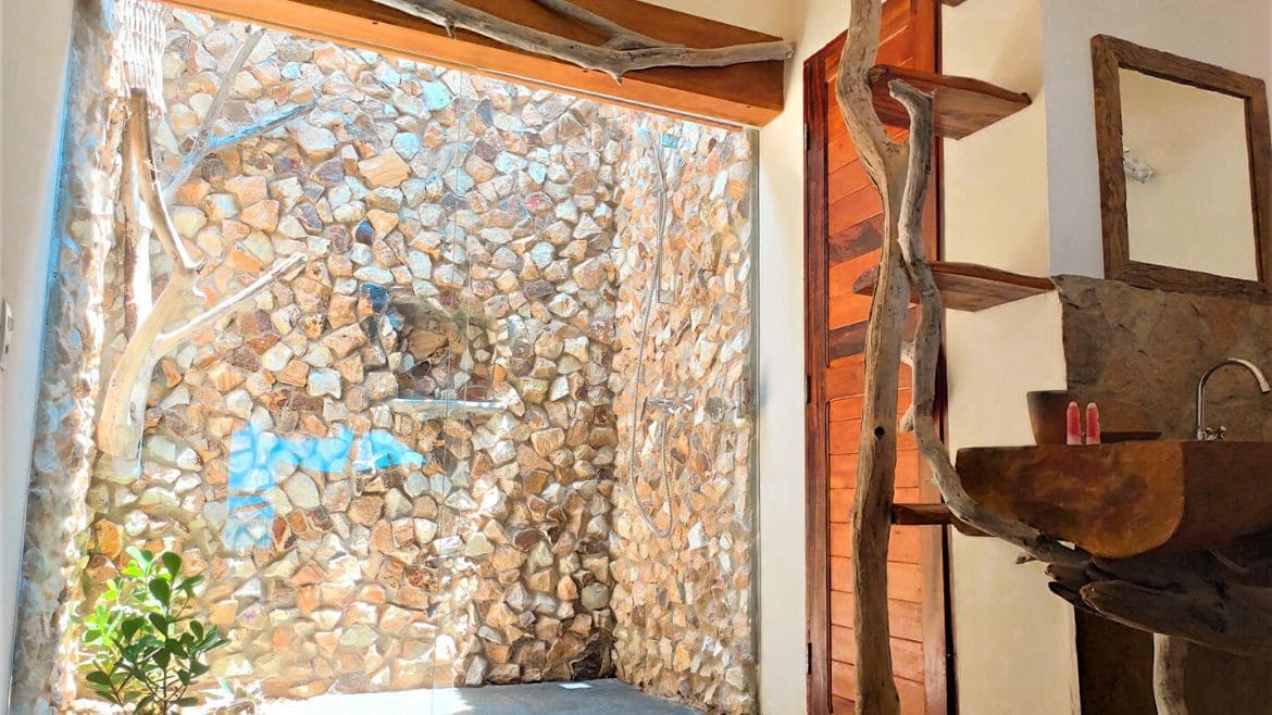 Ilha do Guajiru: Die Deluxe Zimmer verfügen über eine Außendusche