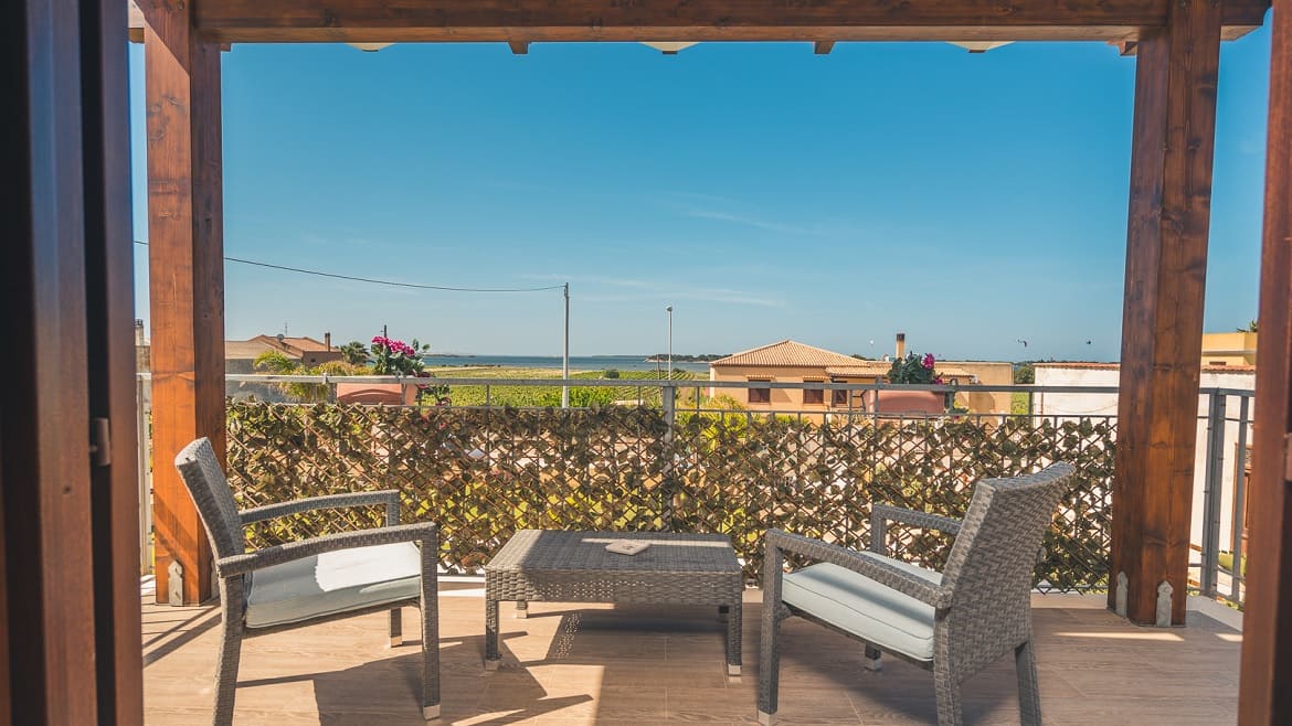 Marsala: Balkon im Kitehaus