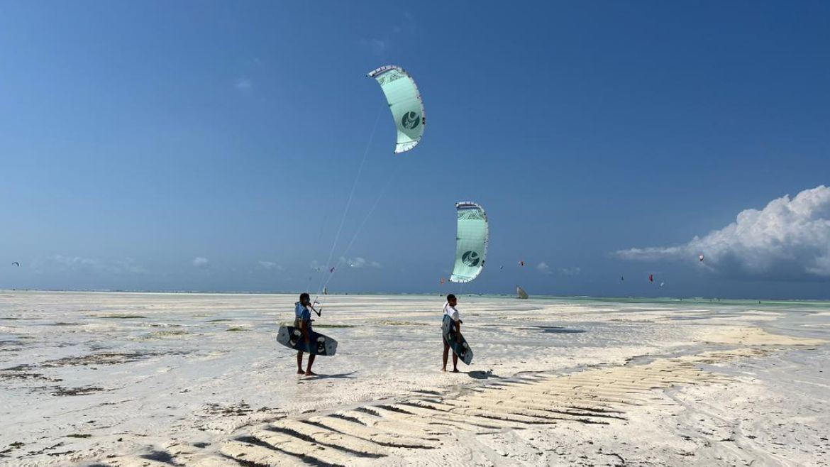 Bei Ebbe kann der Gehweg schon 300 Meter lang sein
