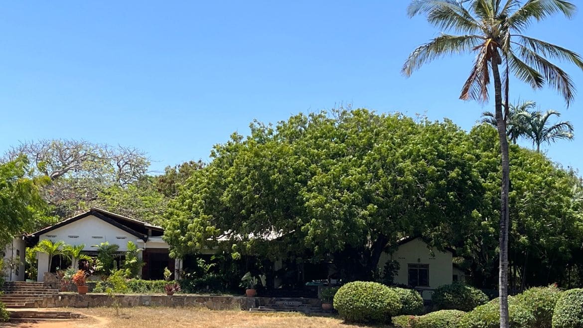 Kilifi: Blick auf das Hauptgebäude des Eco Surf Cottage