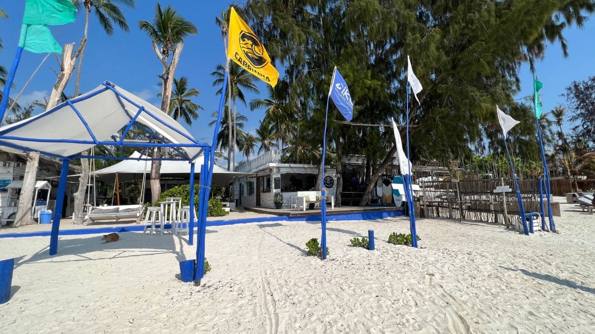 Blick auf den Außenbereich der Station