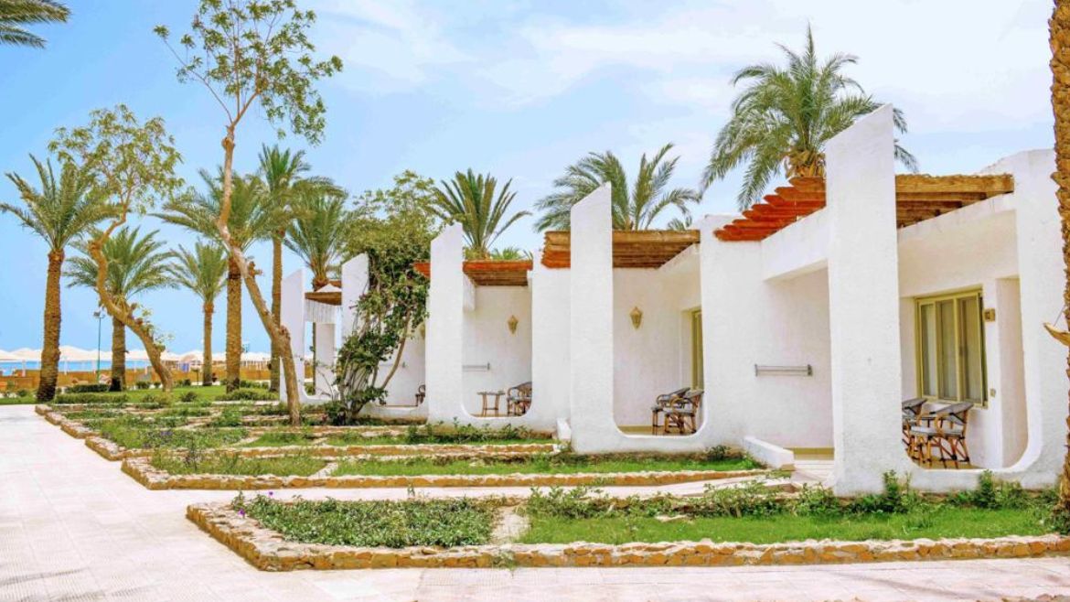 Safaga: Blick auf die Deluxe Beach Front Zimmer