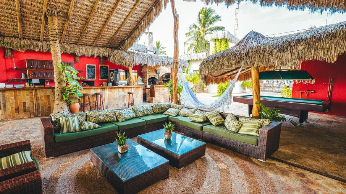 Ilha do Guajiru: Chillout-Bereich 