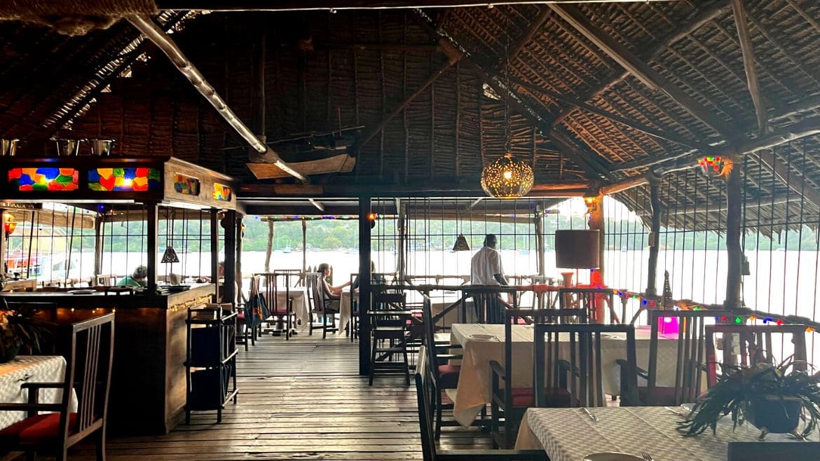 Kilifi: Das Nautilus Restaurant direkt am Kilifi Creek ist bekannt für die leckersten Austern in der Umgebung