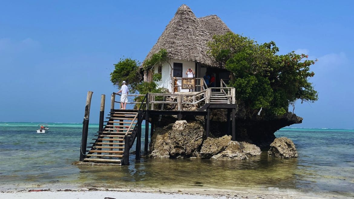 Das bekannte Restaurant "The Rock"