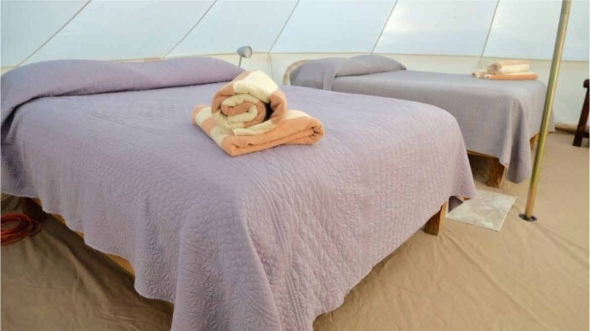 La Ventana: Zelt mit zwei Queen Size Betten La Ventana: Zelt mit zwei Queen Size Betten