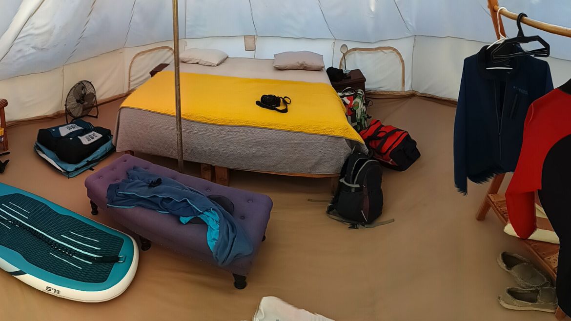 La Ventana: Die Zelte bieten Platz für Deine komplette Ausrüstung La Ventana: Die Zelte bieten Platz für Deine komplette Ausrüstung