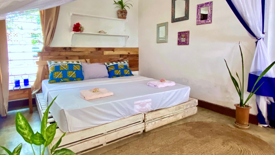 Kilifi: Doppelbett der Cottage Superior Suite