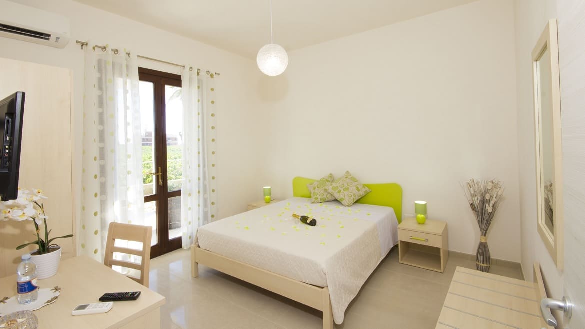 Marsala: Doppelzimmer in der Kitevilla
