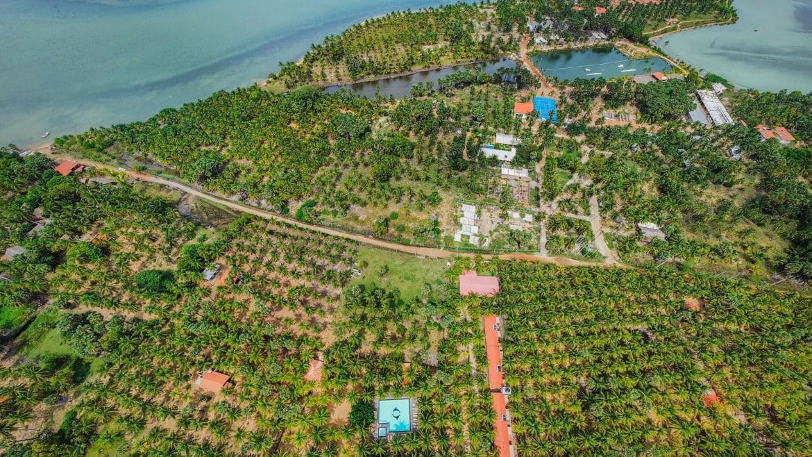 Kalpitiya: Drohnenaufnahme