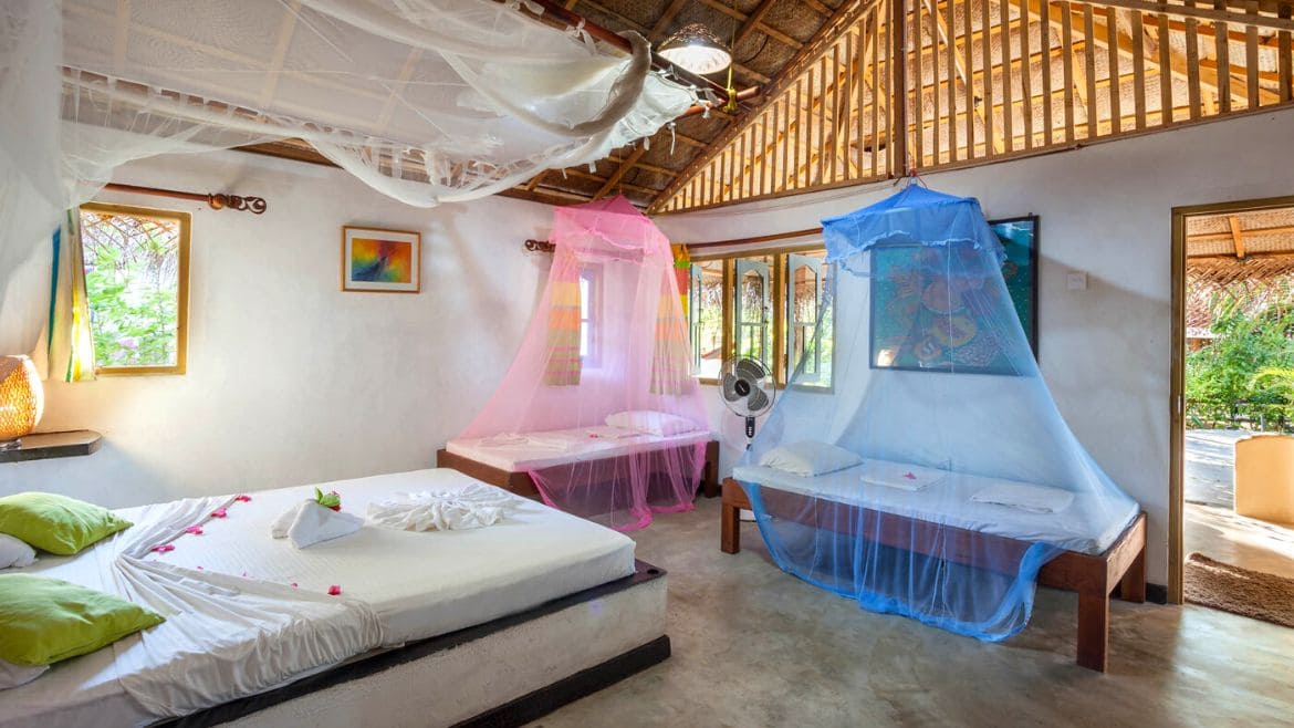 Kalpitiya: Einfach aber liebevoll ausgestattete Family Cabanas Kalpitiya: Einfach aber liebevoll ausgestattete Family Cabanas