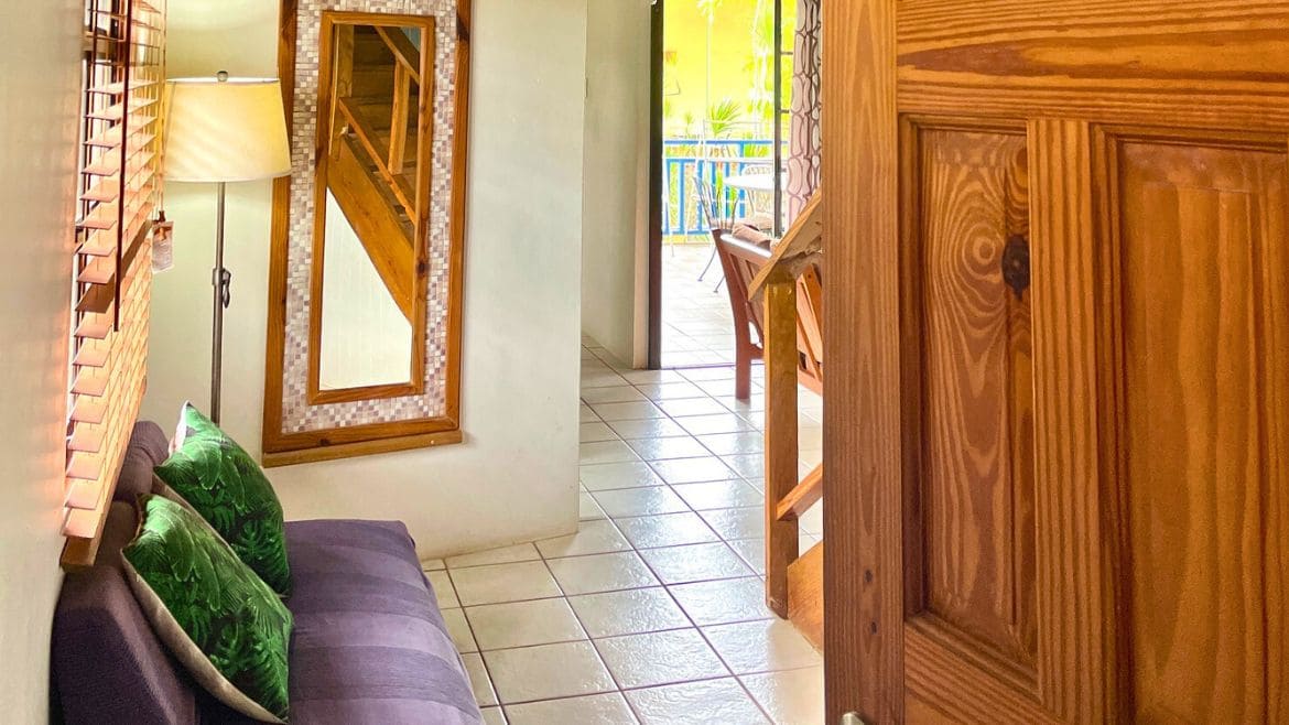 Tobago: Eingangsbereich der Appartements II