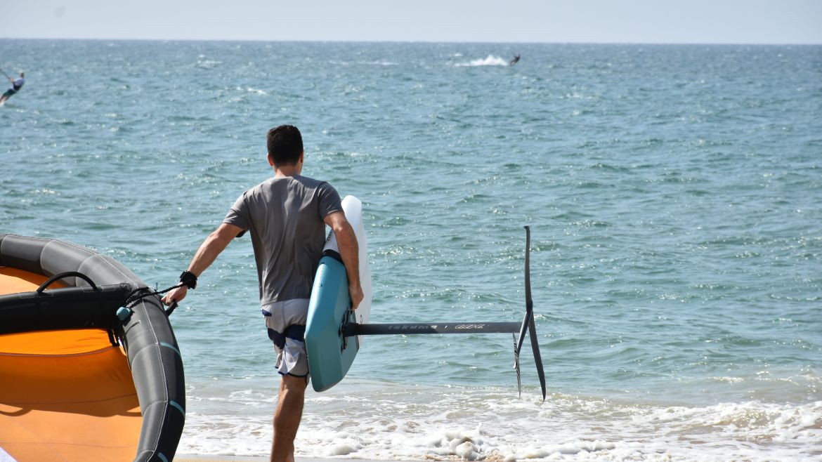 Kappalady: Kite- und Wingfoilen an einem top Revier