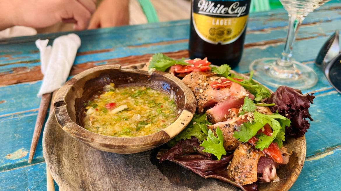 Kilifi: Fangfrischen Thunfisch an der Beachbar genießen