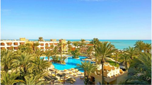 Zarzis: Blick auf die Anlage des Komforthotel II