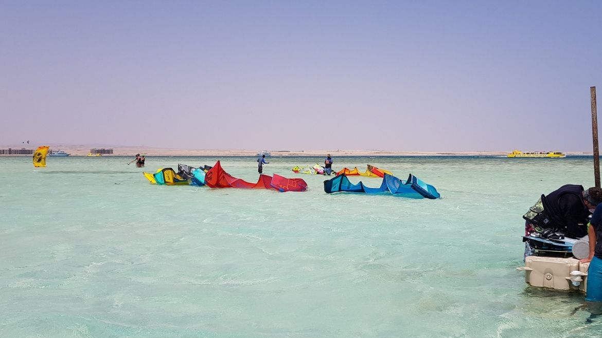 Schulungsbereich in der Soma Bay