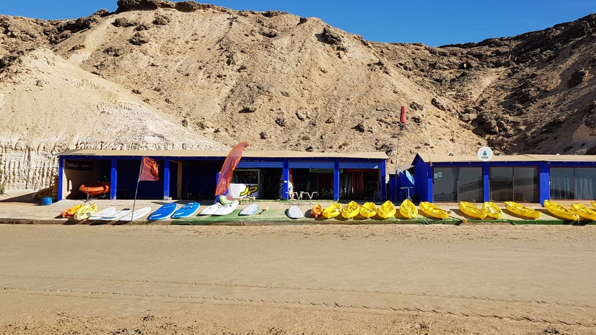 Dakhla: Die Station bietet jede Menge Platz Dakhla: Die Station bietet jede Menge Platz