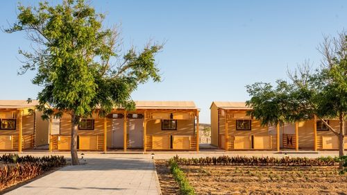 Hamata: Tolle Gartenanlage des Kite Camps Hamata: Tolle Gartenanlage des Kite Camps