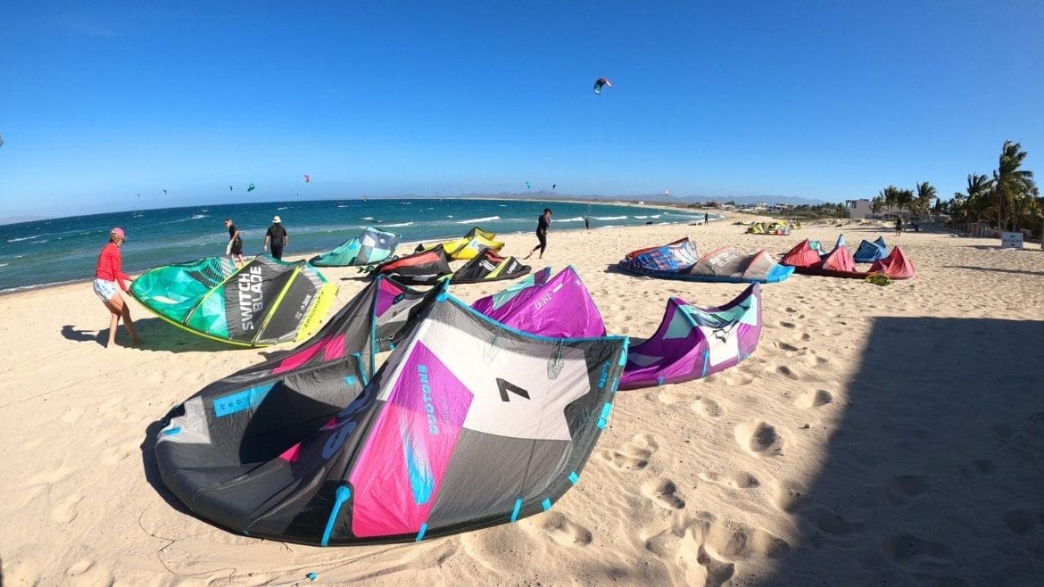 Kite- und Wingsurf Station direkt am Surfhotel