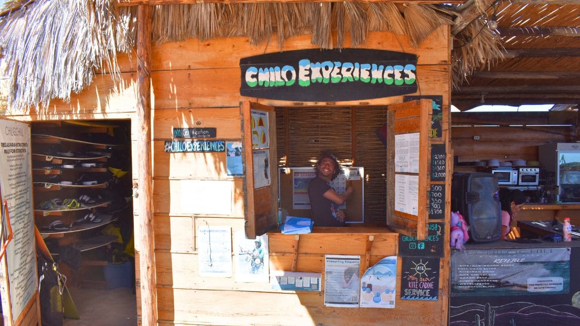 La Ventana: Kitesurf Station direkt an der Unterkunft La Ventana: Kitesurf Station direkt an der Unterkunft