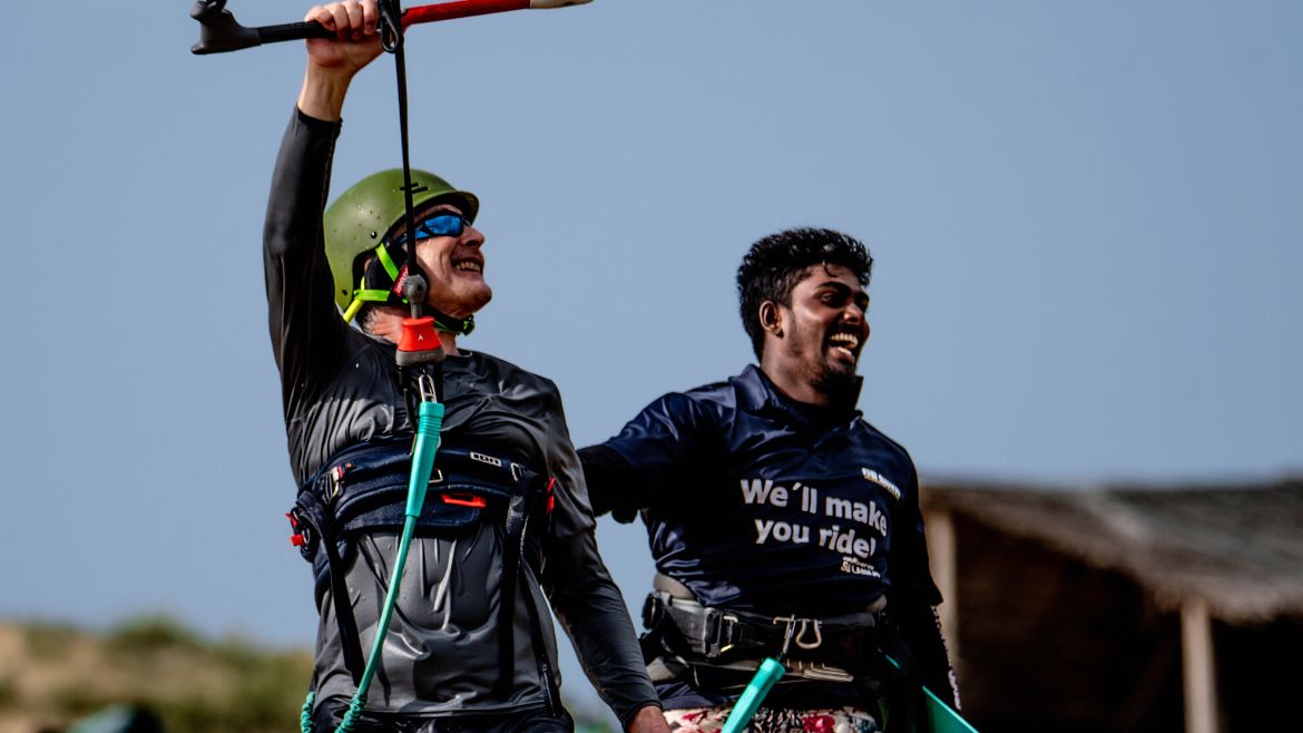 Kalpitiya: Kitesurfschulung