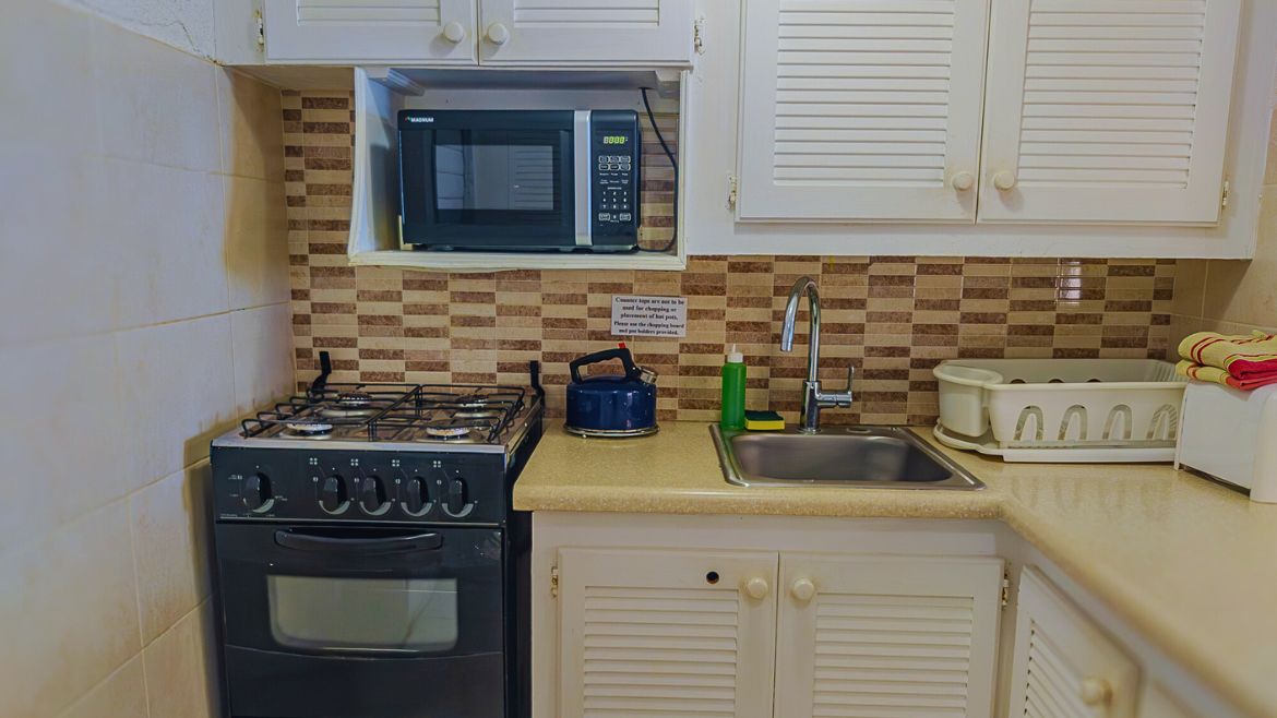 Tobago: Küche in den Appartements Tobago: Küche in den Appartements