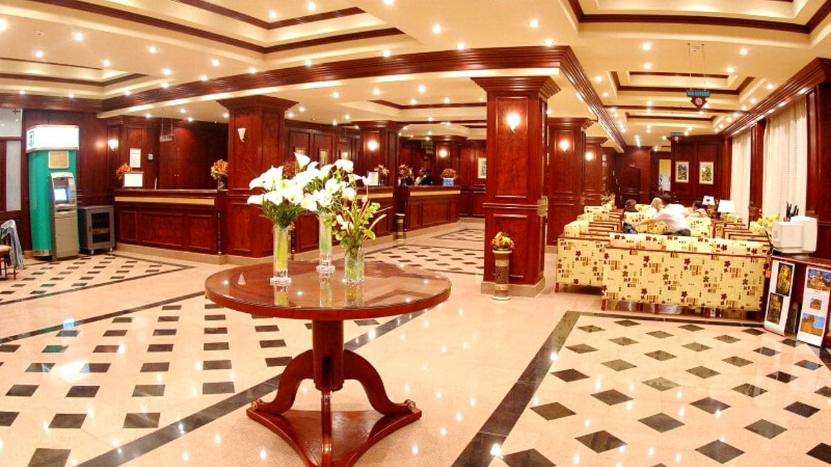 Soma Bay: Lobby des Komforthotel