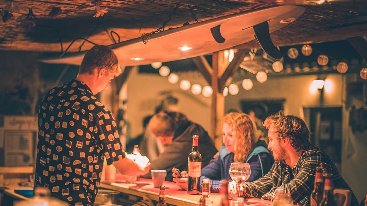 Algarve: Nach dem Kiten den Abend gemeinsam ausklingen lassen