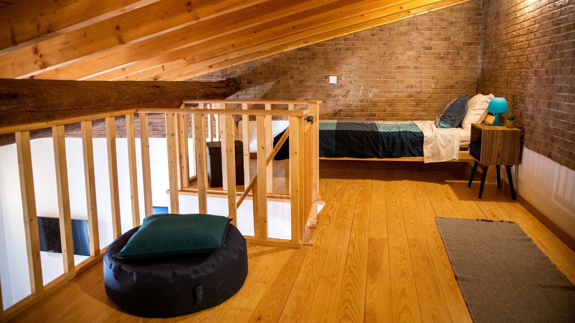 Algarve: Obere Etage des Familienzimmers