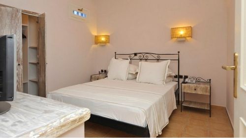 Naxos: Schlafbereich der Appartements EG Naxos: Schlafbereich der Appartements EG