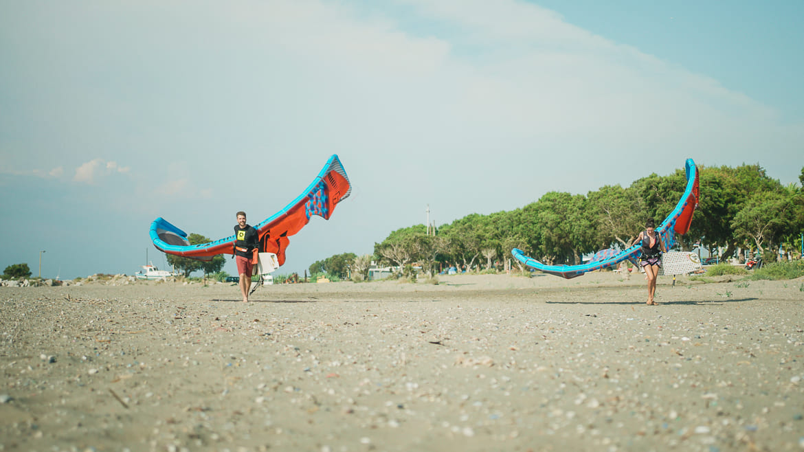 Fanes: Kitesurfschulung