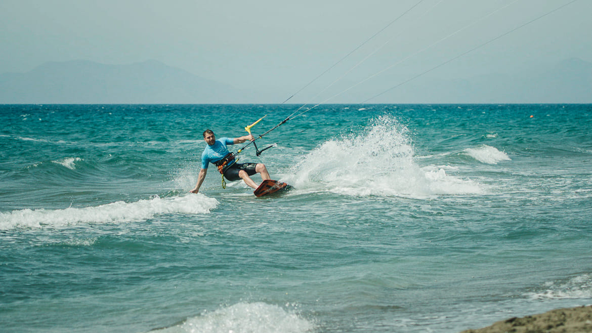 Fanes: Kitesurfschulung