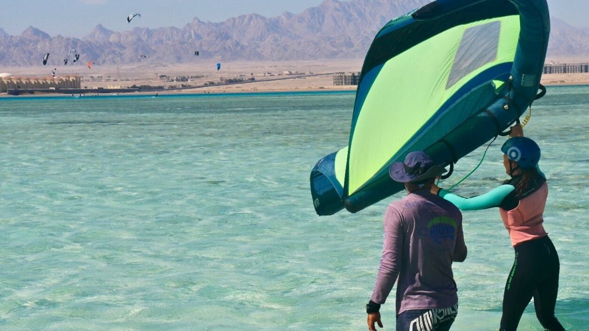 Großer Stehbereich für die ersten Übungen 