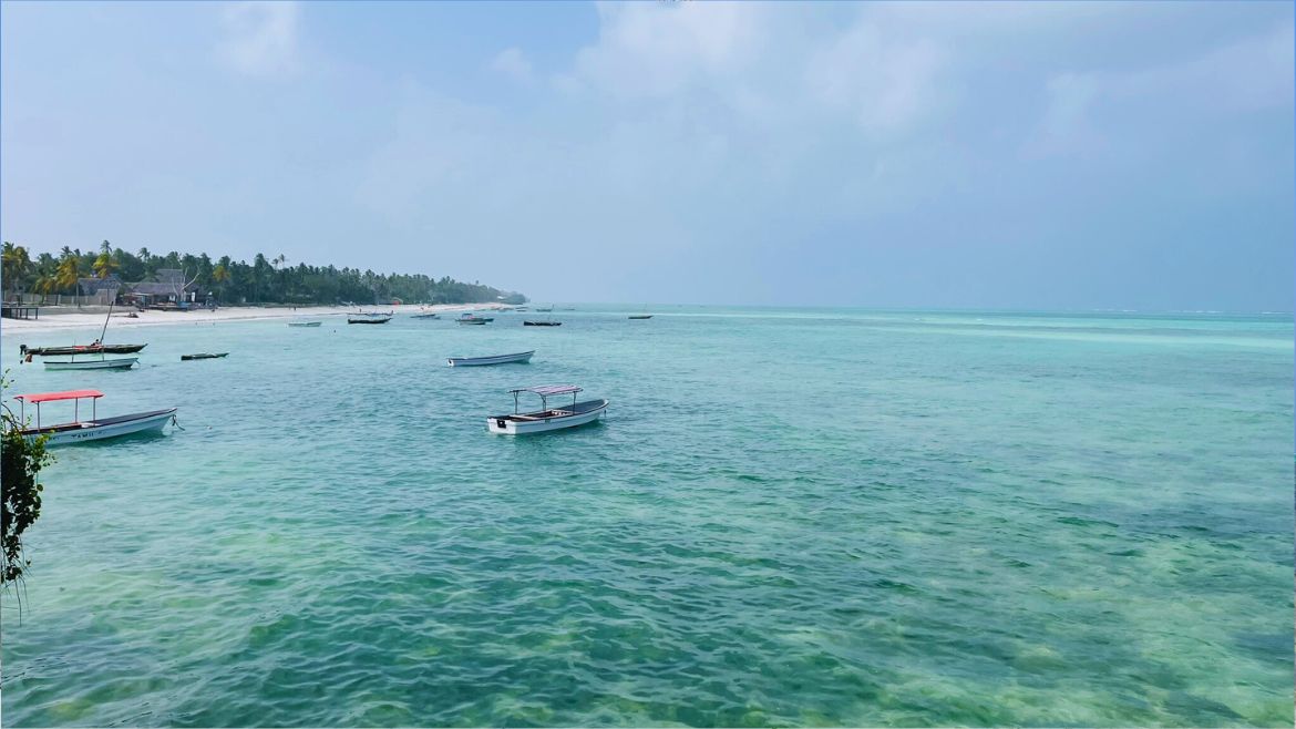 Tolle Wasserfarben am Restaurant genießen