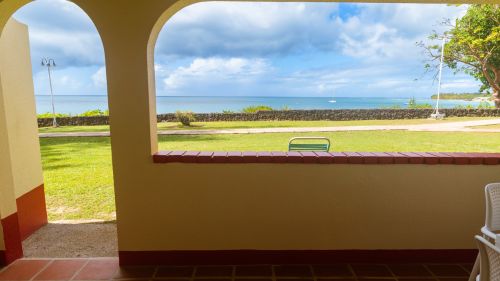 Tobago: Die Cabanas verfügen alle über Meerblick Tobago: Die Cabanas verfügen alle über Meerblick