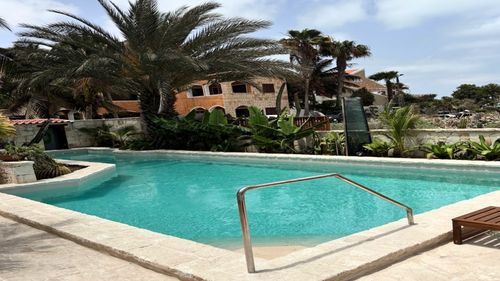 Boa Vista: Poolbereich der Surflodge Boa Vista: Poolbereich der Surflodge