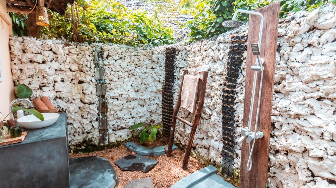 Sansibar: Tolles Außenbadezimmer Sansibar: Tolles Außenbadezimmer