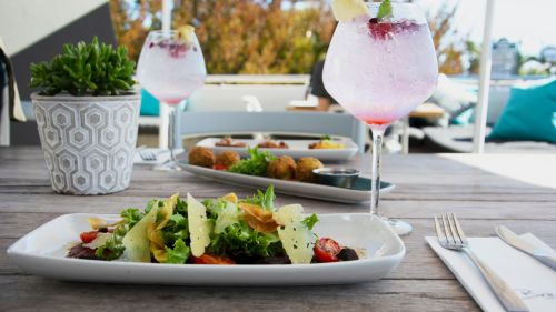 Langebaan: Wunderbares Essen im Restaurant des Kitehotels Langebaan: Wunderbares Essen im Restaurant des Kitehotels
