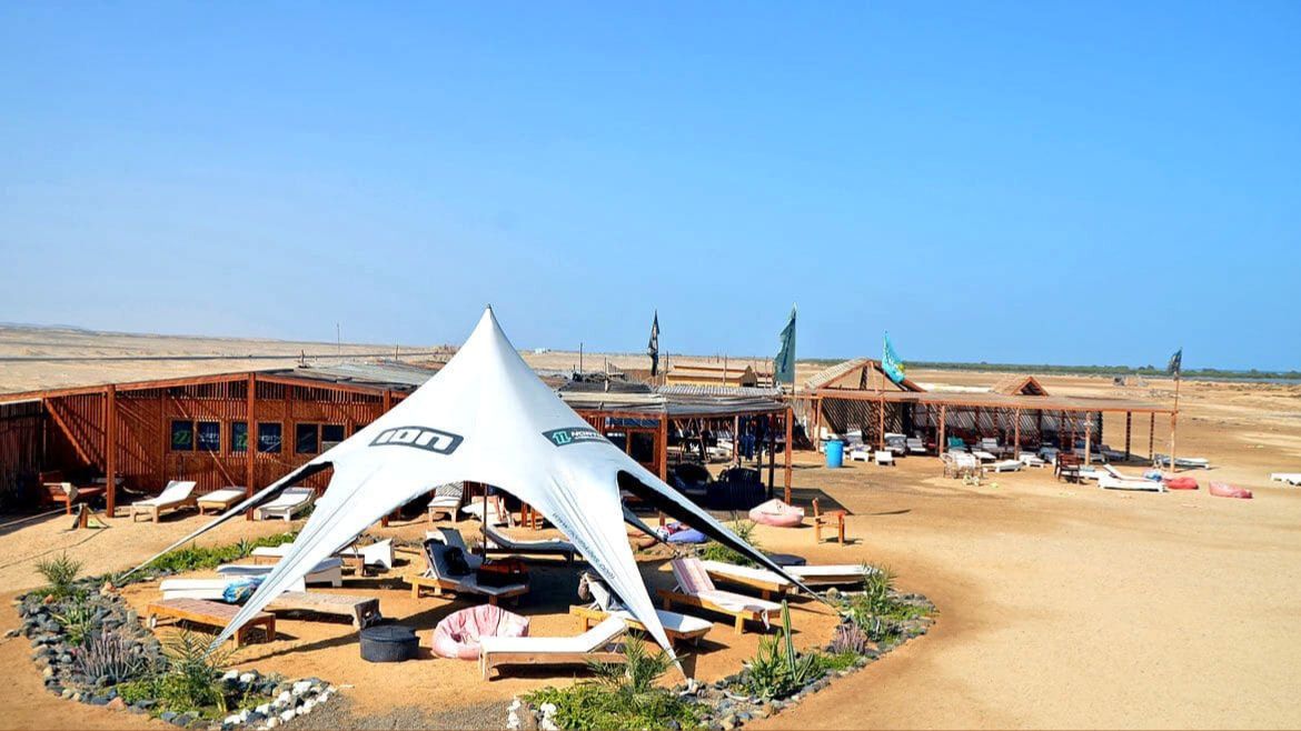Hamata: Übersicht der Kitesurf Station
