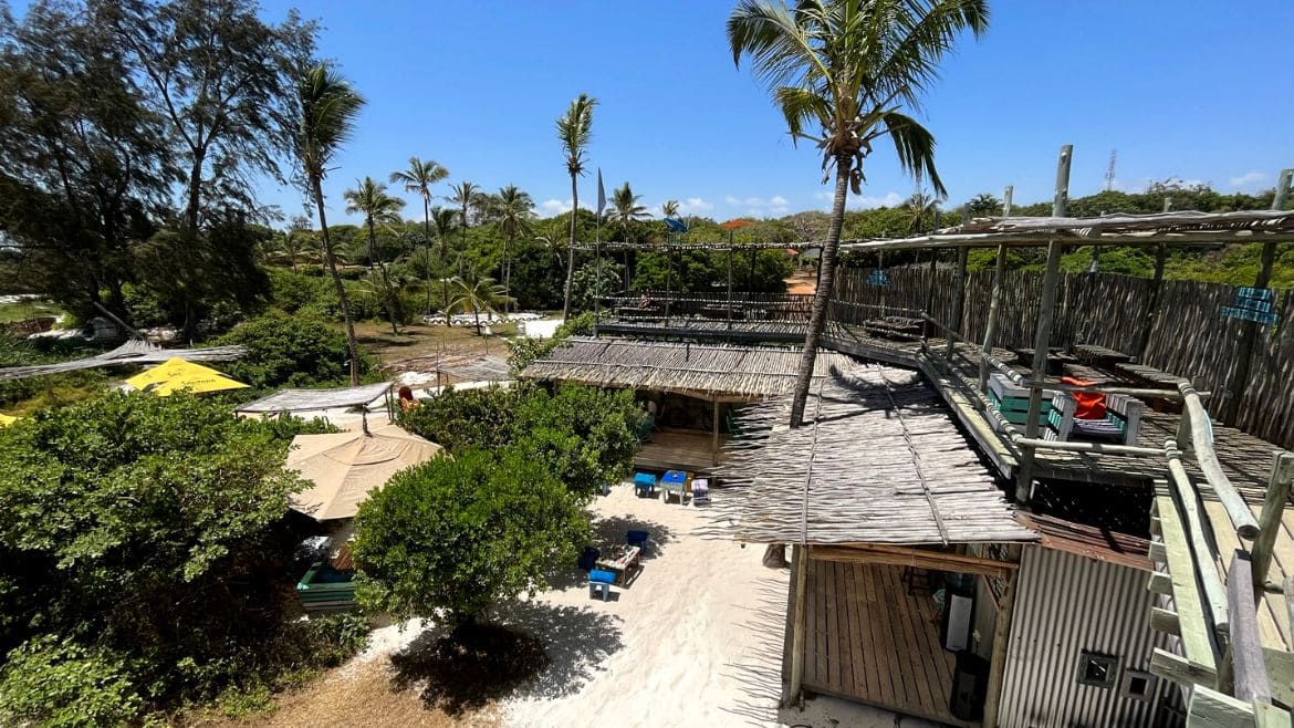 Kilifi: Übersicht der Beachbar Kilifi: Übersicht der Beachbar