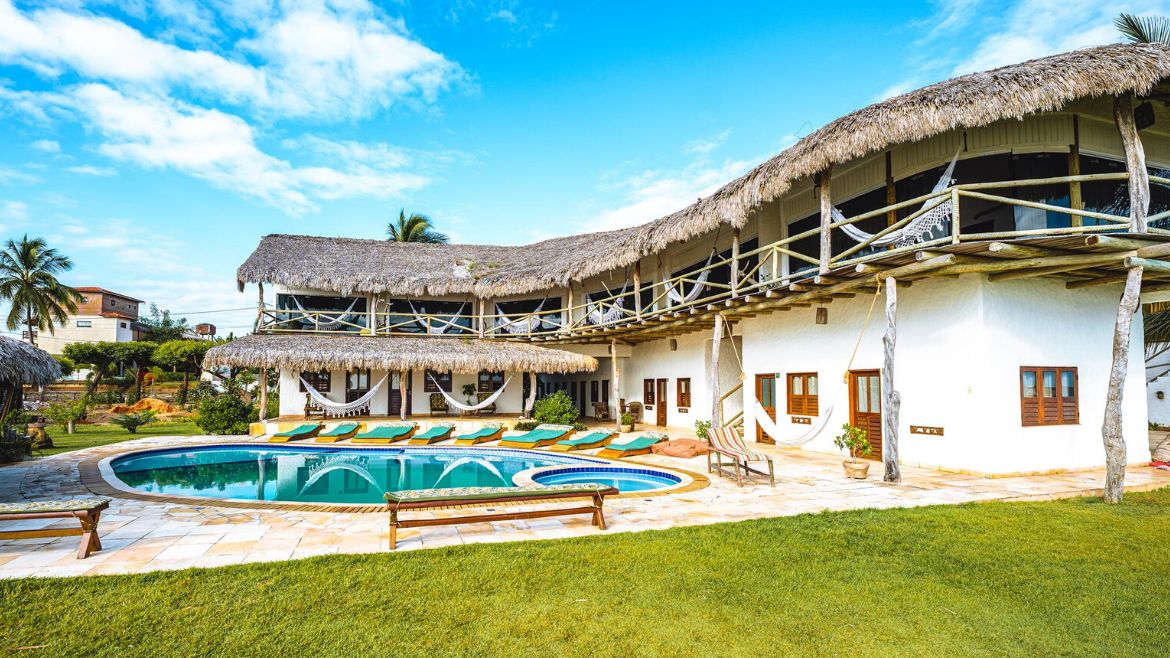 Ilha do Guajiru: Unser Kitehaus an der Ilha do Guajiru