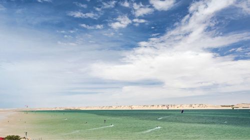 Dakhla: Viel Platz an der Kite- und Wingsurf Station Dakhla: Viel Platz an der Kite- und Wingsurf Station