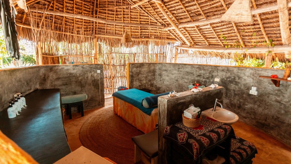 Sansibar: Spabereich der Strand Bungalows Sansibar: Spabereich der Strand Bungalows