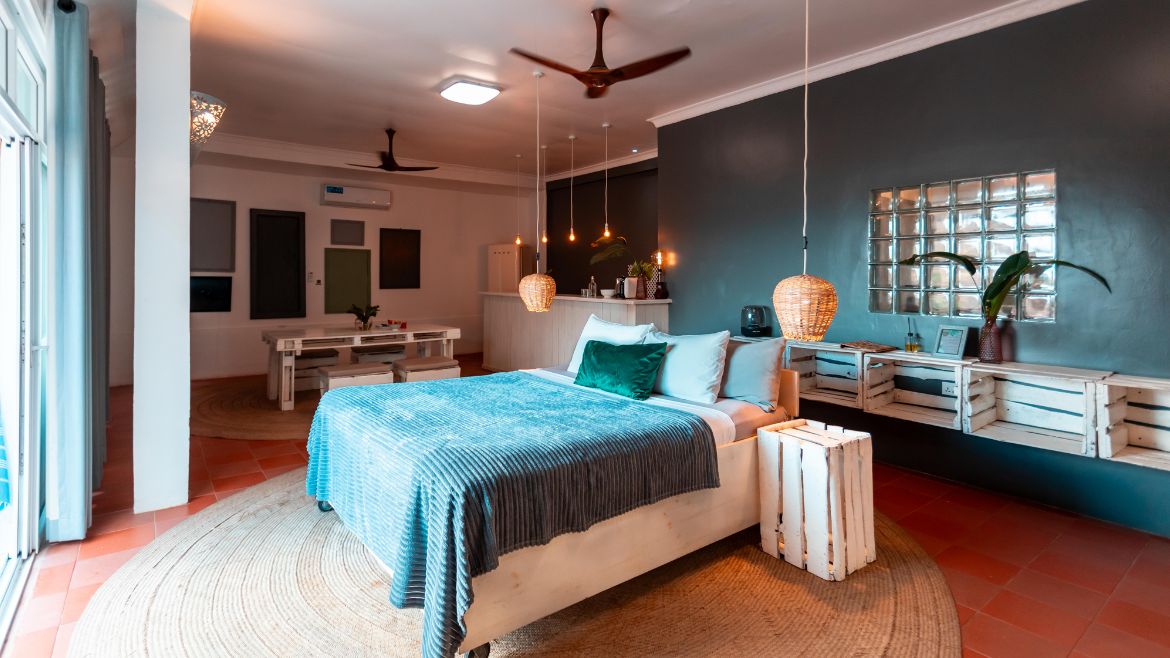 Übersicht Loft des Surfhotels