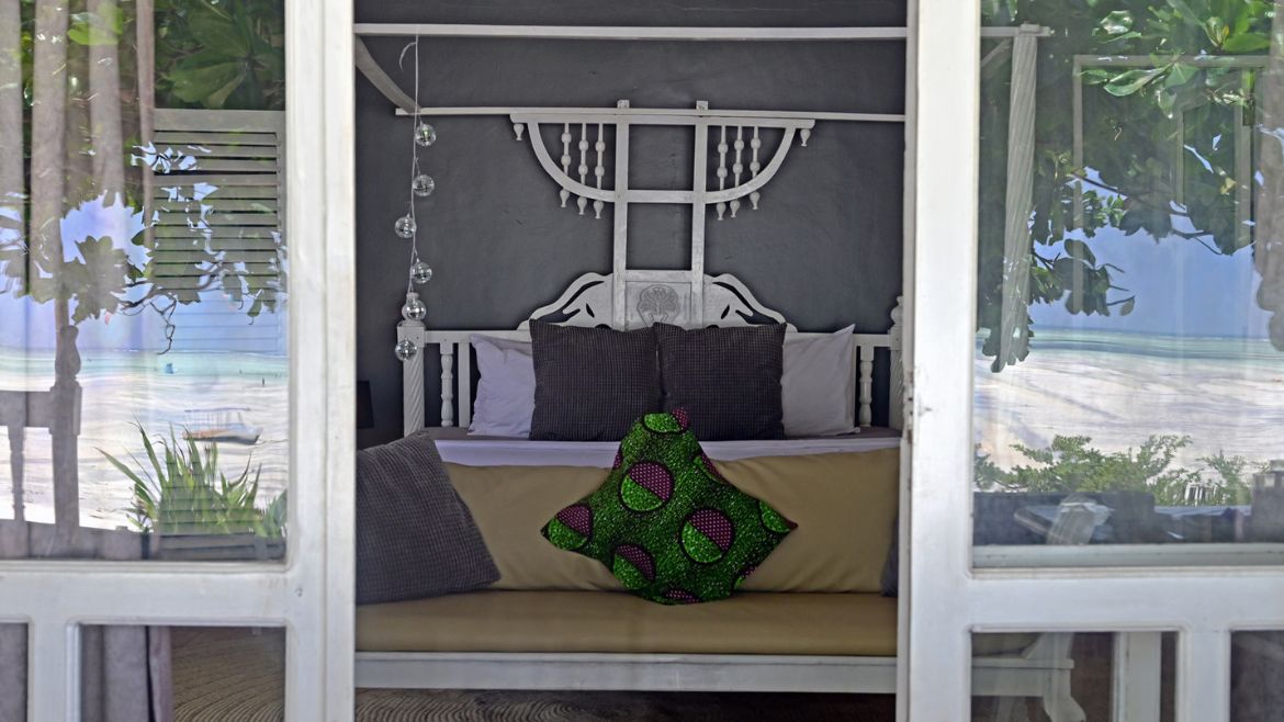 Zimmer im Surfhotel mit Meerblick