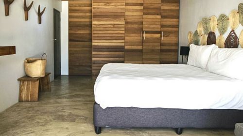 Langebaan: Blick in das Basiczimmer Langebaan: Blick in das Basiczimmer